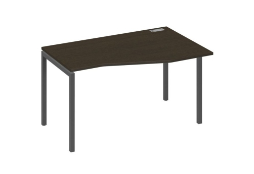 Стол эргономичный правый Техно Мира Лофт, цвет венге + антрацит
