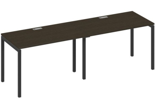 Рабочая станция 2х120 Мира Лофт, цвет венге + антрацит