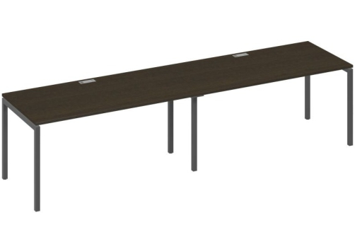 Рабочая станция 2х160 Мира Лофт, цвет венге + антрацит