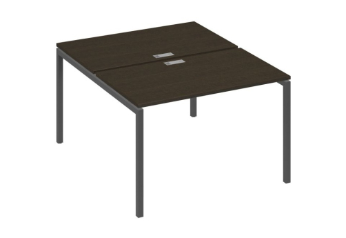 Рабочая станция 2х120 Мира Лофт, цвет венге + антрацит
