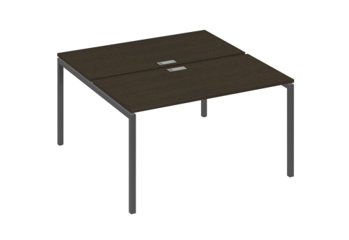 Рабочая станция 2х140 Мира Лофт, цвет венге + антрацит