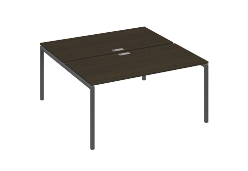 Рабочая станция 2х160 Мира Лофт, цвет венге + антрацит