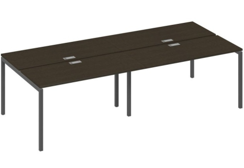 Рабочая станция 4х140 Мира Лофт, цвет венге + антрацит