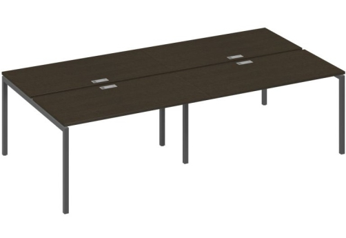 Рабочая станция 4х140 Мира Лофт, цвет венге + антрацит
