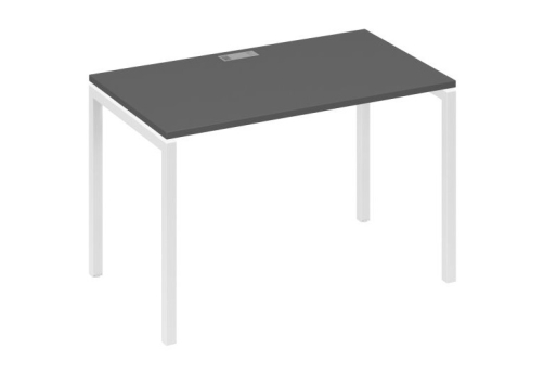 Стол письменный Мира Лофт, цвет антрацит премиум + белый