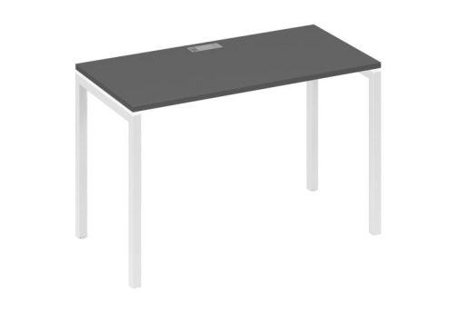Стол письменный Мира Лофт, цвет антрацит премиум + белый
