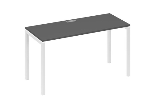 Стол письменный Мира Лофт, цвет антрацит премиум + белый