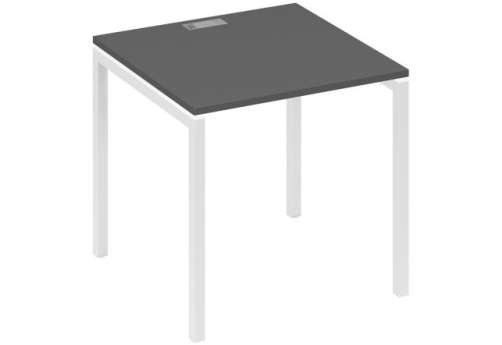 Стол письменный Мира Лофт, цвет антрацит премиум + белый