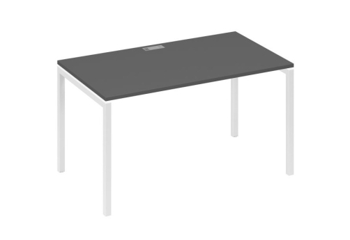 Стол письменный Мира Лофт, цвет антрацит премиум + белый