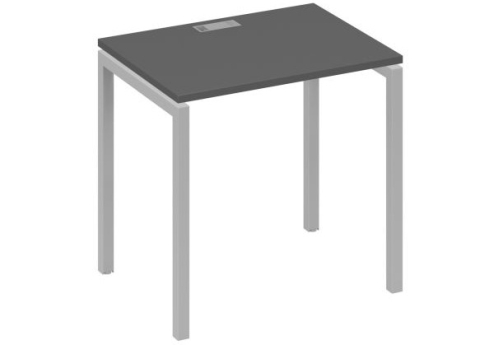 Стол письменный Мира Лофт, цвет антрацит премиум + серый