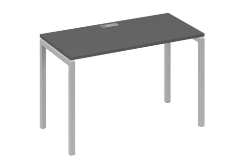 Стол письменный Мира Лофт, цвет антрацит премиум + серый