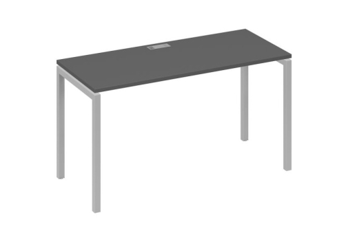 Стол письменный Мира Лофт, цвет антрацит премиум + серый