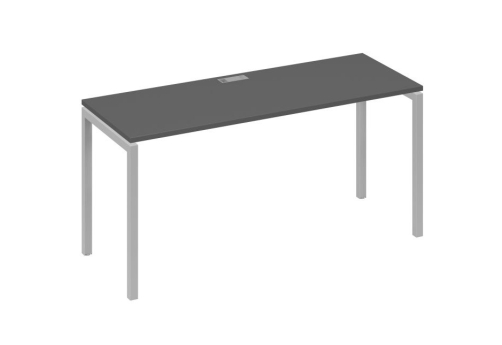 Стол письменный Мира Лофт, цвет антрацит премиум + серый