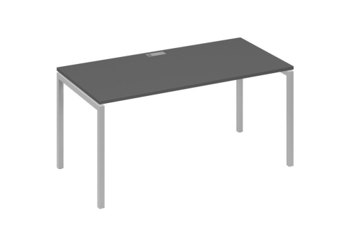 Стол письменный Мира Лофт, цвет антрацит премиум + серый