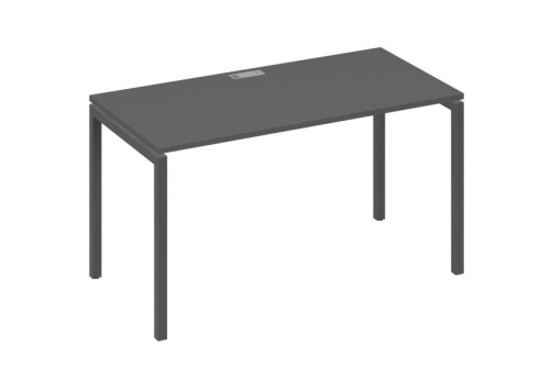 Стол письменный Мира Лофт, цвет антрацит премиум + антрацит