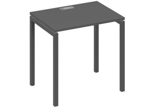 Стол письменный Мира Лофт, цвет антрацит премиум + антрацит