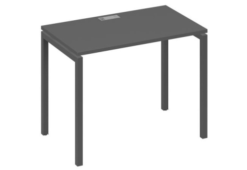 Стол письменный Мира Лофт, цвет антрацит премиум + антрацит
