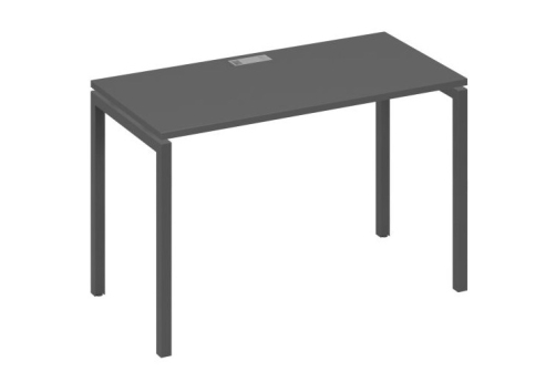 Стол письменный Мира Лофт, цвет антрацит премиум + антрацит