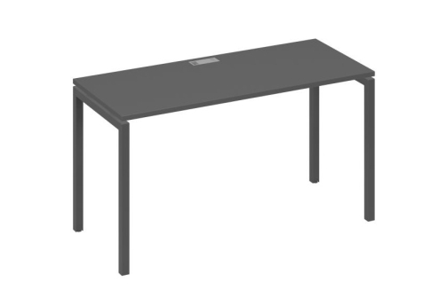 Стол письменный Мира Лофт, цвет антрацит премиум + антрацит