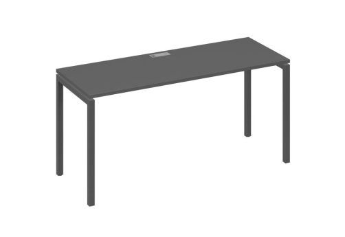Стол письменный Мира Лофт, цвет антрацит премиум + антрацит