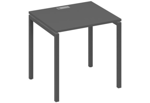 Стол письменный Мира Лофт, цвет антрацит премиум + антрацит