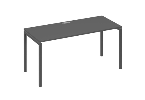 Стол письменный Мира Лофт, цвет антрацит премиум + антрацит