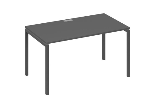 Стол письменный Мира Лофт, цвет антрацит премиум + антрацит