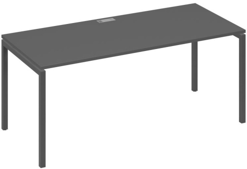 Стол письменный Мира Лофт, цвет антрацит премиум + антрацит