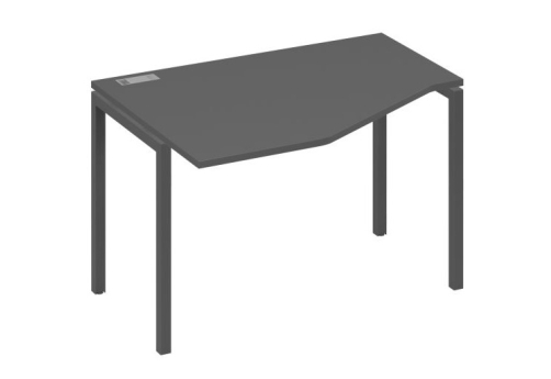 Стол эргономичный левый Техно Мира Лофт, цвет антрацит премиум + антрацит