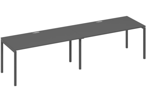 Рабочая станция 2х160 Мира Лофт, цвет антрацит премиум + антрацит
