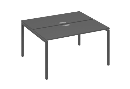 Рабочая станция 2х140 Мира Лофт, цвет антрацит премиум + антрацит