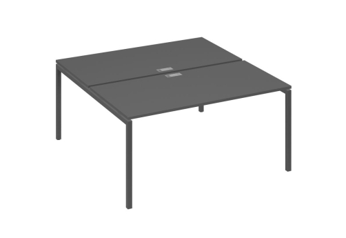 Рабочая станция 2х160 Мира Лофт, цвет антрацит премиум + антрацит