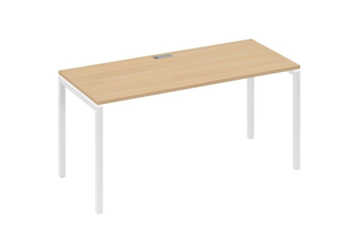 Стол письменный Мира Лофт, цвет натуральный дуб + белый
