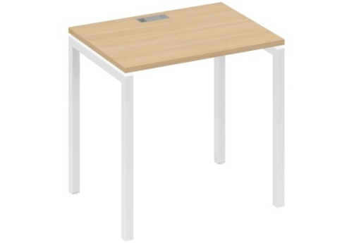 Стол письменный Мира Лофт, цвет натуральный дуб + белый