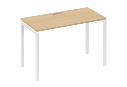 Стол письменный Мира Лофт, цвет натуральный дуб + белый