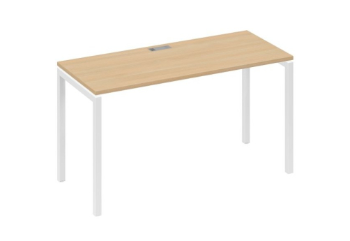 Стол письменный Мира Лофт, цвет натуральный дуб + белый