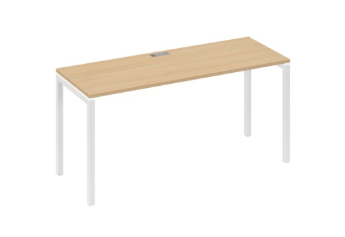 Стол письменный Мира Лофт, цвет натуральный дуб + белый