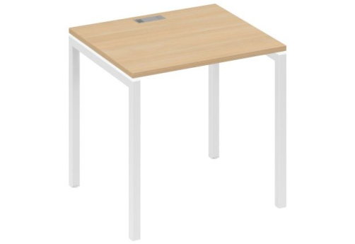 Стол письменный Мира Лофт, цвет натуральный дуб + белый