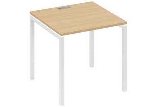 Стол письменный Мира Лофт, цвет натуральный дуб + белый