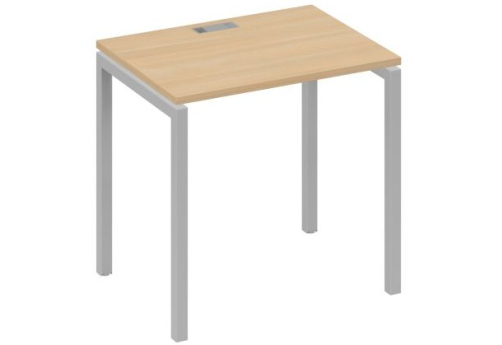 Стол письменный Мира Лофт, цвет натуральный дуб + серый