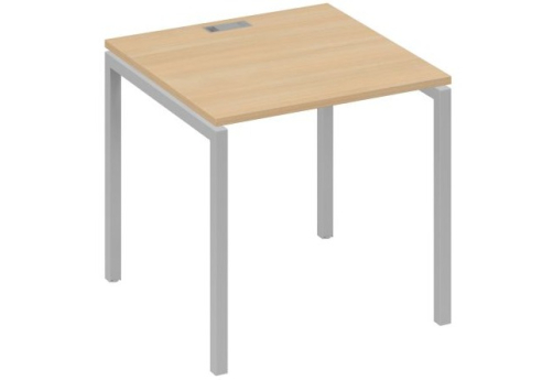 Стол письменный Мира Лофт, цвет натуральный дуб + серый