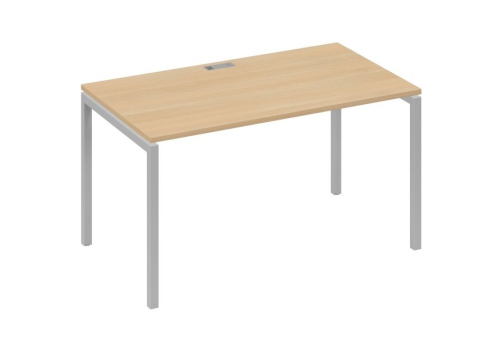 Стол письменный Мира Лофт, цвет натуральный дуб + серый