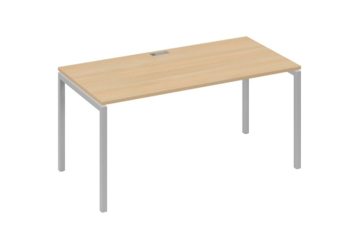 Стол письменный Мира Лофт, цвет натуральный дуб + серый