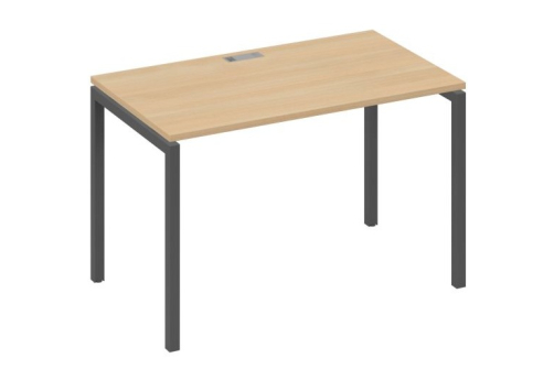 Стол письменный Мира Лофт, цвет натуральный дуб + антрацит