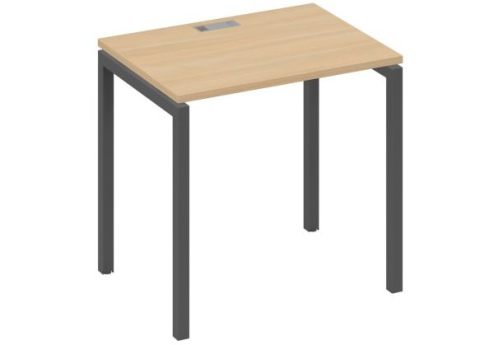 Стол письменный Мира Лофт, цвет натуральный дуб + антрацит