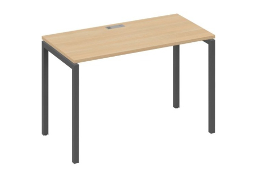 Стол письменный Мира Лофт, цвет натуральный дуб + антрацит