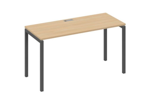 Стол письменный Мира Лофт, цвет натуральный дуб + антрацит