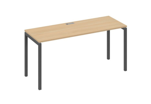 Стол письменный Мира Лофт, цвет натуральный дуб + антрацит