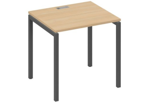 Стол письменный Мира Лофт, цвет натуральный дуб + антрацит