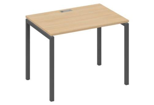 Стол письменный Мира Лофт, цвет натуральный дуб + антрацит